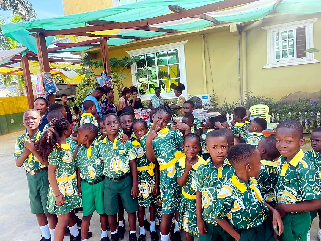 ASMA pupils and staff during an outdoor school activity